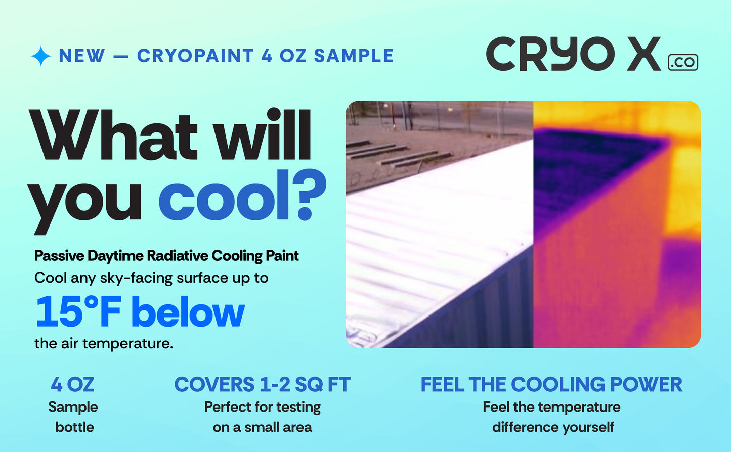 NEW CryoPaint 4 oz Sample